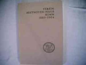 Bild des Verkufers fr Verein Beethoven-Haus : 1889 - 1989 zum Verkauf von Versandantiquariat Christian Back