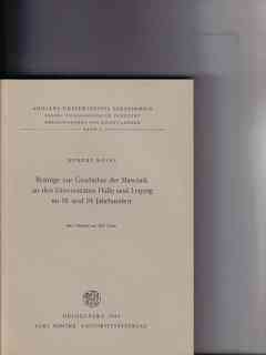 Beiträge zur Geschichte der Slawistik an den Universitäten Halle und Leipzig im 18. und 19. Jahrh...