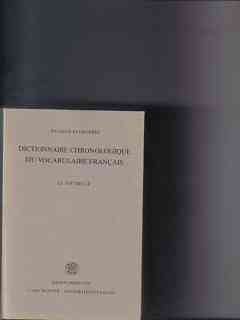 Bild des Verkufers fr Kesselring, Wilhelm: Dictionnaire chronologique du vocabulaire franais . - Sicle 16 zum Verkauf von Versandantiquariat Christian Back