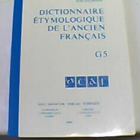 Seller image for Dictionnaire tymologique de l'ancien francais (DEAF): Lfg G 5 for sale by Versandantiquariat Christian Back