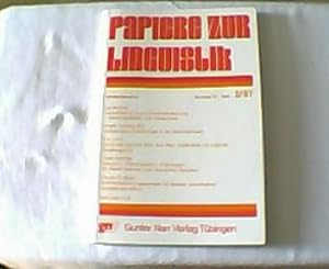 Image du vendeur pour Papiere zur Linguistik - Nummer 57 Heft 2/97 mis en vente par Versandantiquariat Christian Back
