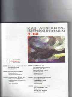 Bild des Verkufers fr KAS / Auslandsinformationen 3/2004 ( Konrad-Adenauer-Stiftung ) zum Verkauf von Versandantiquariat Christian Back