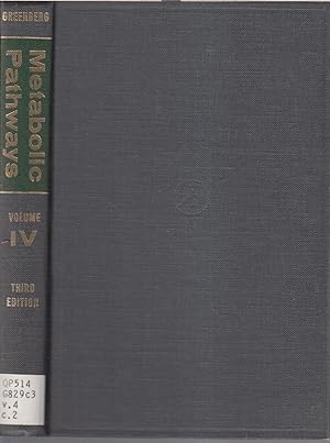 Seller image for Metabolic Pathways Volume 4 Nuceic Acids, Protein Synthesis And Coenzymes for sale by Jonathan Grobe Books