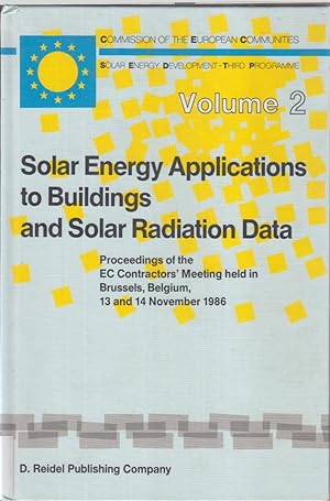 Seller image for Solar Energy Applications To Buildings And Solar Radiation Data for sale by Jonathan Grobe Books