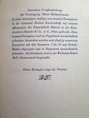 Solothurner Gedichte aus sieben Jahrhunderten.