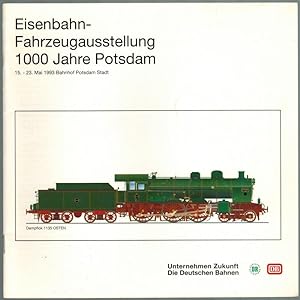 O 1038 07.95 Potsdam 1000 Jahre Erster Bahnhof 1939 Dampflok 1.500 Ex NEU ** 