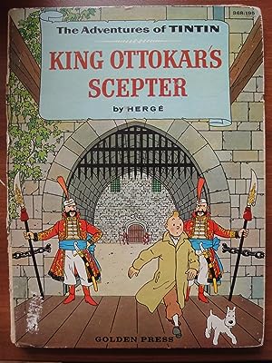 Seller image for The Adventures of Tintin: King Ottokar's Scepter (Sceptre)- 1st and only American Edition from Golden Press for sale by CKR Inc.