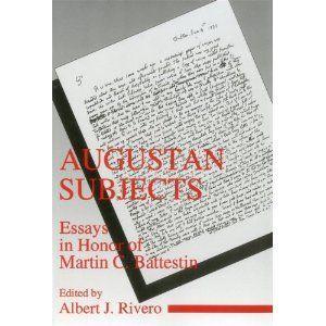 Seller image for Augustan Subjects: Essays in Honor of Martin C.Battestin. for sale by Paul Brown