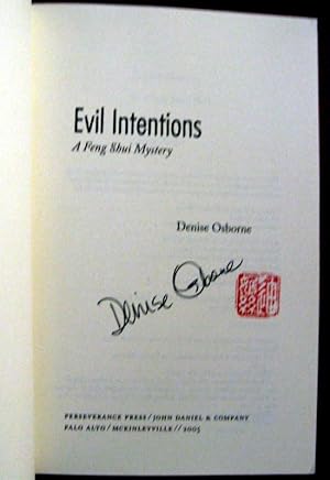 Seller image for Evil Intentions (Feng Shui Mysteries) for sale by Trilby & Co. Books