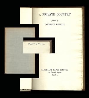 A PRIVATE COUNTRY. Signed