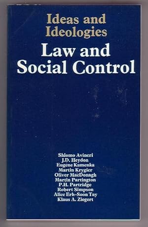 Imagen del vendedor de Law and Social Control a la venta por Renaissance Books, ANZAAB / ILAB
