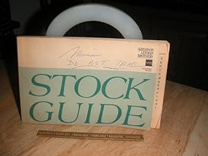 Image du vendeur pour Stock Guide 1991 mis en vente par The Vintage BookStore