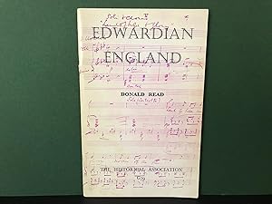 Edwardian England (The Historical Association General Series Pamphlet Number 79)