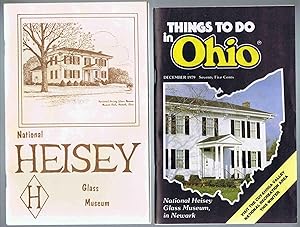 National HEISEY Glass Museum 1977 with Convention brochure & THINGS TO DO in OHIO, December 1979
