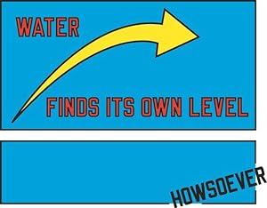 WATER FINDS ITS OWN LEVEL HOWSOEVER (SIGNED by Lawrence Weiner Limited Ed. print)