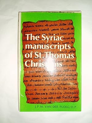 Seller image for The Christians of St. Thomas in South India and their Syriac Manuscripts for sale by Expatriate Bookshop of Denmark