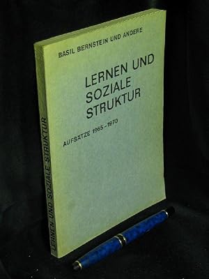 Seller image for Lernen und Soziale Struktur - Aufstze 1965-1970 - for sale by Erlbachbuch Antiquariat