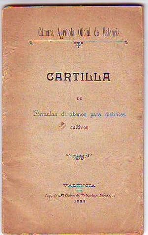 CARTILLA DE FORMULAS DE ABONOS PARA DISTINTOS CULTIVOS.