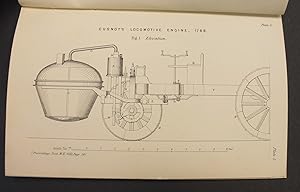 Seller image for Description of Cugnot's original invention of the Locomotive Steam Engine for Common Roads by Cowper; An improved Railway Chair by McConochie; contained with other papers in the Proceedings of the Institution of Mechanical Engineers, 26th Jan. 1853. for sale by Bristow & Garland