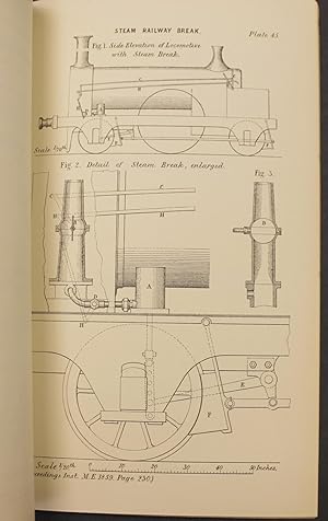 Imagen del vendedor de Description of Fryer's Appartus for filling Locomotive Tenders with Water by Fenton; Description of a Steam Crane by Evans; contained with other papers in the Proceedings of the Institution of Mechanical Engineers, 6th & 7th Sept. 1859 (Part 2). a la venta por Bristow & Garland