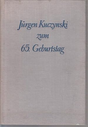Image du vendeur pour Jahrbuch fr Wirtschaftsgeschichte. 1969, Teil III. Jrgen Kuczynski zum 65. Geburtstag. mis en vente par Antiquariat Carl Wegner