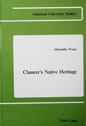 Immagine del venditore per Chaucer's Native Heritage venduto da School Haus Books