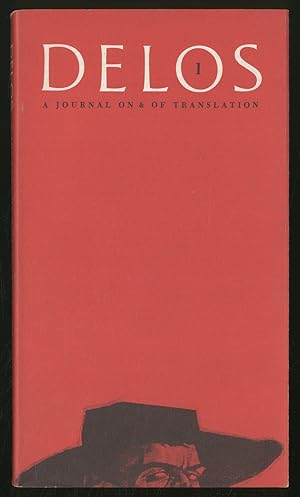 Seller image for Delos 1: A Journal On & Of Translation for sale by Between the Covers-Rare Books, Inc. ABAA