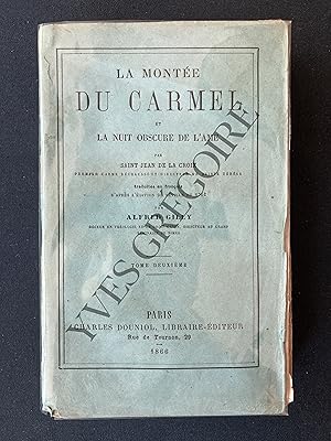 Seller image for LA MONTEE DU CARMEL ET LA NUIT OBSCURE DE L'AME-TOME 2 for sale by Yves Grgoire