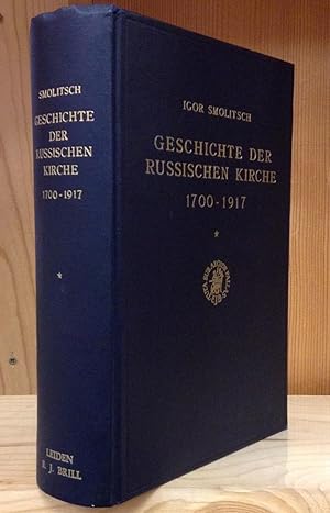 Seller image for Geschichte der russischen Kirche 1700-1917: Erster Band for sale by Stephen Peterson, Bookseller