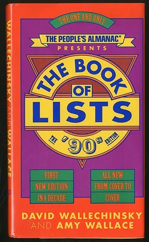 Immagine del venditore per The People's Almanac Presents The Book of Lists: The 90's Edition venduto da Between the Covers-Rare Books, Inc. ABAA