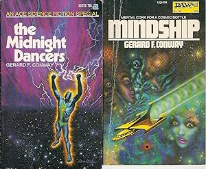 Imagen del vendedor de GERALD F. CONWAY" NOVELS: The Midnight Dancers / Mindship a la venta por John McCormick