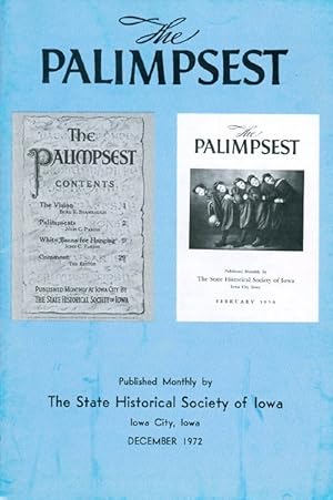 Seller image for The Palimpsest - Volume 53 Number 12 - December 1972 for sale by The Haunted Bookshop, LLC