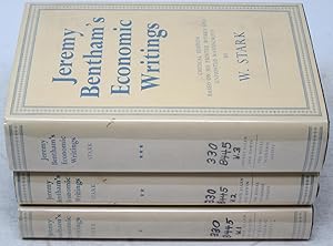 Seller image for Jeremy Bentham's Economic Writings: Critical Edition Based on his Printed Works and Unprinted Manuscripts, 3 vols for sale by Powell's Bookstores Chicago, ABAA