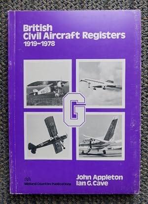 BRITISH CIVIL AIRCRAFT REGISTERS, 1919-1978.