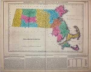 Geographical, Statistical, and Historical Map of Massachusetts