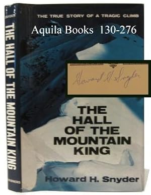 Immagine del venditore per The Hall of the Mountain King - the True Story of a Tragic Cllimb venduto da Aquila Books(Cameron Treleaven) ABAC