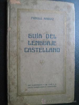 Seller image for GUA DEL LENGUAJE CASTELLANO for sale by Librera Maestro Gozalbo