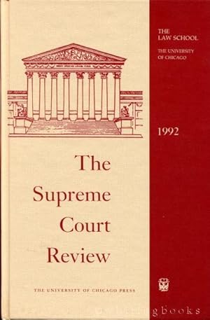 Immagine del venditore per The Supreme Court Review 1992 venduto da Whiting Books