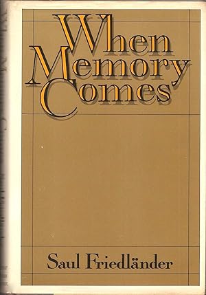 Imagen del vendedor de When Memory Comes a la venta por Snow Crane Media