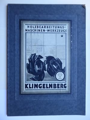 Bild des Verkufers fr Sonderliste IV/9 Ho. Nr. 1 ber Werkzeuge fr maschinelle Holzbearbeitung. zum Verkauf von Antiquariat Heinzelmnnchen