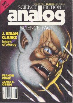 Bild des Verkufers fr ANALOG Science Fiction/ Science Fact: August, Aug. 1986 ("Marooned in Realtime") zum Verkauf von Books from the Crypt