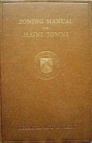 Seller image for ZONING MANUAL FOR MAINE TOWNS. for sale by Legacy Books