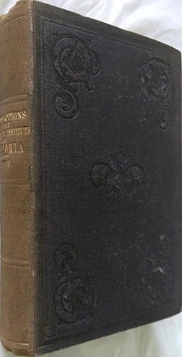 Transactions of the Philosophical Institute of Victoria, from January to December, 1859, Inclusiv...