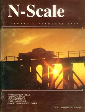 Imagen del vendedor de N-Scale January / February 1995 a la venta por Paperback Recycler