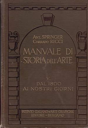 Imagen del vendedor de Manuale di Storia dell'Arte, Volume V a la venta por Barter Books Ltd