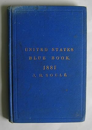 Imagen del vendedor de United States Blue Book 1881. a la venta por Monkey House Books