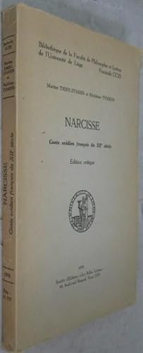 Image du vendeur pour Narcisse: Conte ovidien francais du XIIe siecle - Edition critique mis en vente par Atlantic Bookshop