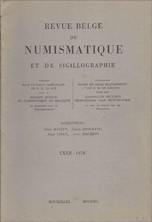 Bild des Verkufers fr REVUE BELGE DE NUMISMATIQUE ET DE SIGILLOGRAPHIE/ BELGISCH TIJDSCHRIFT VOOR NUMISTMATIEK EN ZEGELKUNDE. zum Verkauf von BOOKSELLER  -  ERIK TONEN  BOOKS