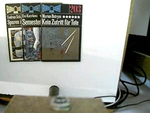 4 Hefte aus der seltenen DDR-Reihe Blaulicht von verschiedener Autoren: 1. Kein Zutritt für Tote ...