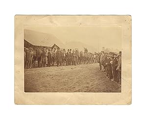 A photograph of the departure, from the Barossa Valley, of the first Lutheran missionaries to Lak...